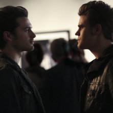 The Vampire Diaries: gli attori Michael Malarkey e Paul Wesley in Woke Up With a Monster