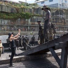 Unbroken: Angelina Jolie, regista e produttrice del film, sul set