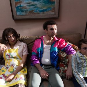 Italiano medio: Maccio Capatonda con Luigi Luciano in una scena del film