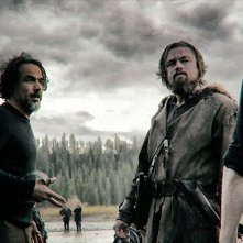 The Revenant: Leonardo DiCaprio sul set con Alejandro Gonzales Inarritu