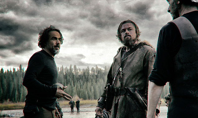 The Revenant: Leonardo DiCaprio sul set con Alejandro Gonzales Inarritu