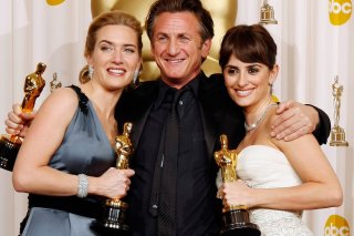 Oscar 2009: Kate Winslet, Sean Penn e Penelope Cruz festeggiano le loro statuette