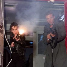 Terminator: Genisys - l'attrice Emilia Clarke in una scena del film