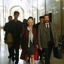 How To Get Away With Murder: Jack Falahee, Alfred Enoch, Liza Weil, Aja Naomi King, Matt McGorry e Charlie Weber in  Hello, Raskolnikov