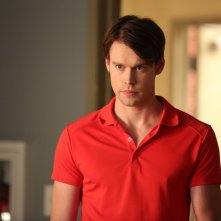 Glee: l'attore Chord Overstreet in una scena dell'episodio The Hurt Locker, Part 2