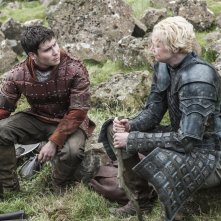 Il trono di spade: Daniel Portman e Gwendoline Christie, interpreti di Daniel Portman e Brienne of Tarth