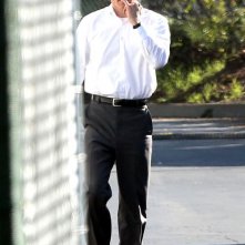 Steve Jobs: Michael Fassbender si aggira sul set nei panni di Steve Jobs