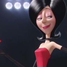 Minions: un'immagine del film che ritrae Scarlet Sterminator, personaggio doppiato in originale da Sandra Bullock