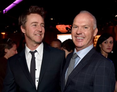 Oscar 2015 - Michael Keaton e Edward Norton al nominee luncheon