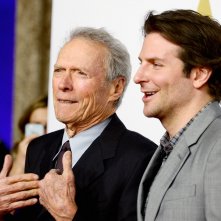 Clint Eastwood e Bradley Cooper al 'nominee luncheon' per gli Oscar 2015