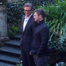 Kinsgman: Secret Service: Colin Firth e Taron Egerton alla presentazione romana del film di Matthew Vaughn