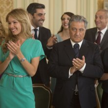 Non sposate le mie figlie!: Christian Clavier con Chantal Lauby e la bella Elodie Fontan in una scena della commedia