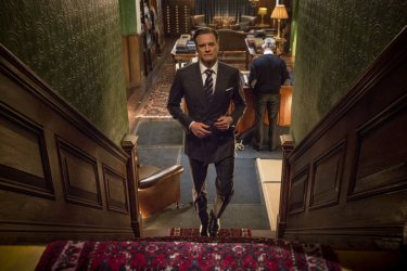 Kingsman: Secret service, Colin Firth in un'immagine tratta dal film