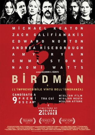 Locandina di Birdman (o Le imprevedibili virtù dell’ignoranza)