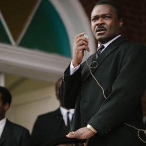 Selma - La strada per la libertà: David Oyelowo nei panni di Martin Luther King in una scena del film