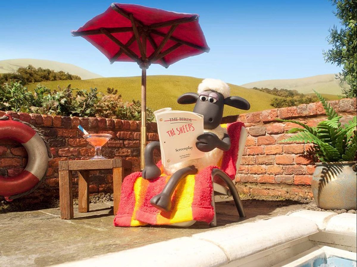 Una scena di Shaun, vita da pecora