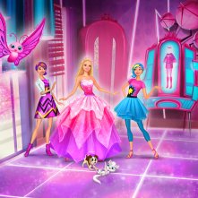 Barbie Super Principessa: una colorata immagine tratta dal film animato