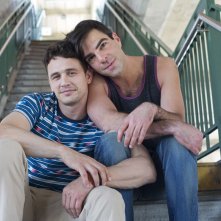 I Am Michael: James Franco con Zachary Quinto in una scena del film