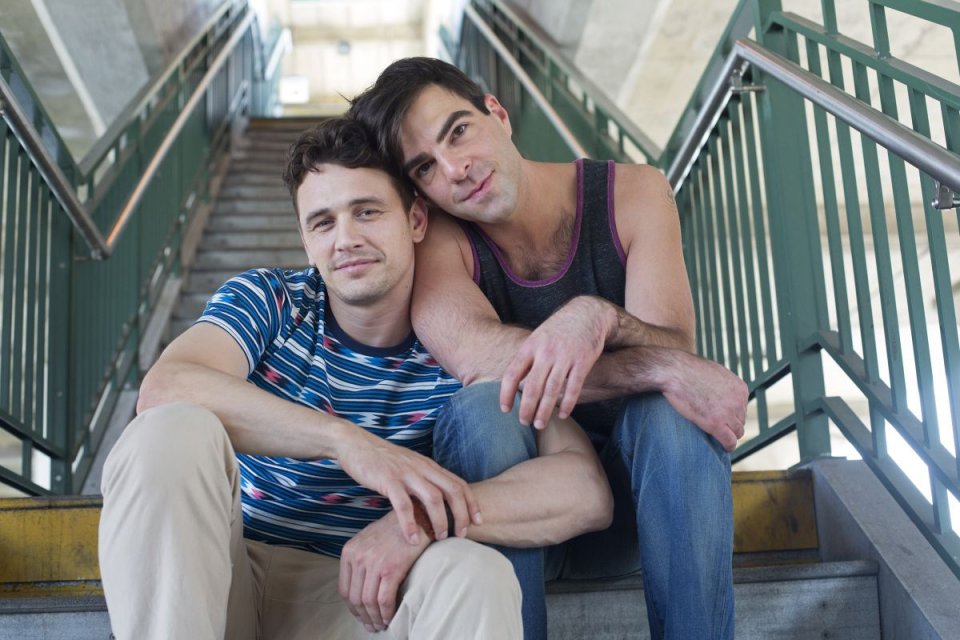 I Am Michael: James Franco con Zachary Quinto in una scena del film