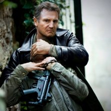 Taken 3 - L'ora della verità: Liam Neeson in azione in una scena del film