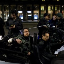 1992: Stefano Accorsi sul set della serie Sky