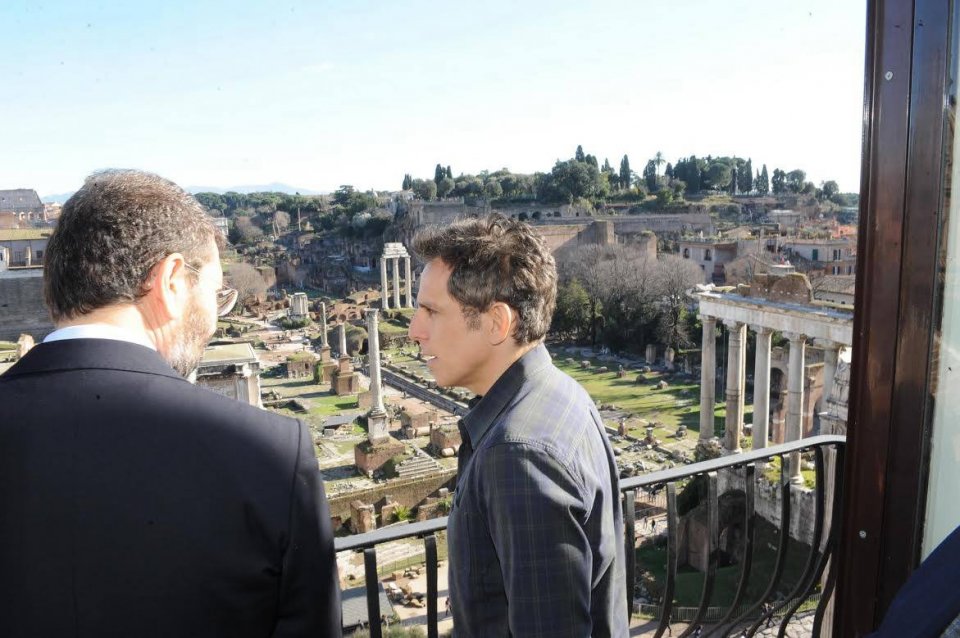 Ben Stiller a Roma poco prima delle riprese di Zoolander 2