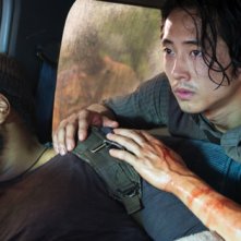 The Walking Dead: Glen COleman e Steven Yeun nell'episodio Non è finita