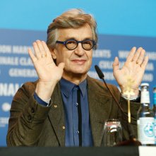 Wim Wenders - Ritorno alla vita: il regista Wim Wenders affronta i fotografi durante la conferenza stampa del suo film