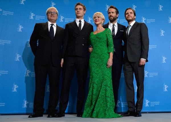 Woman in Gold: Helen Mirren con Ryan Reynolds, Max Irons, Daniel Bruhl e il regista Simon Curtis