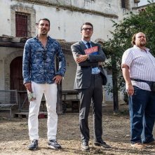Noi e la Giulia: Edoardo Leo con Luca Argentero e Stefano Fresi in una scena del film