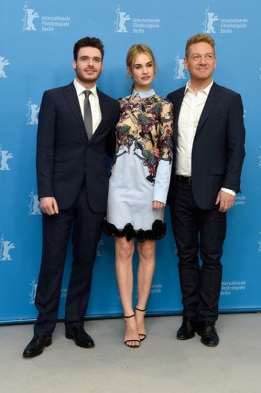 Cenerentola: il regista Kenneth Branagh, Lily James e Richard Madden