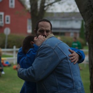 Foxcatcher - foto esclusiva Mark Ruffalo e Channing Tatum in una scena