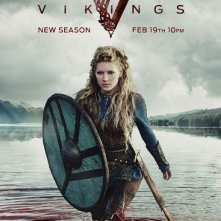 Vikings: Katheryn Winnick in un manifesto per la terza stagione
