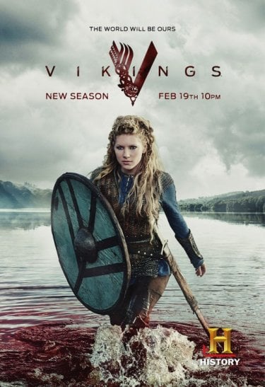 Vikings: Katheryn Winnick in un manifesto per la terza stagione