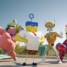 SpongeBob - Fuori dall'acqua: una scena tratta dal film d'animazione