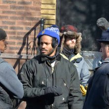 Creed: Sylvester Stallone e Michael B. Jordan con la troupe