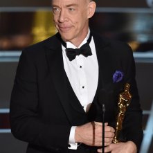 J.K. Simmons ritira l'Oscar per Whiplash nel 2015