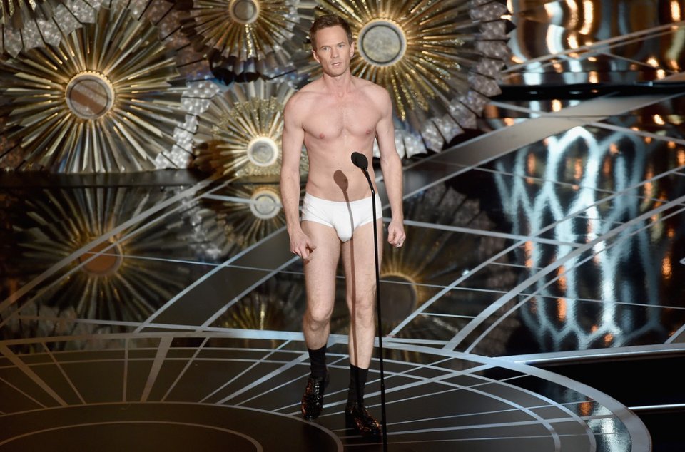 Neil Patrick Harris in mutande agli Oscar 2015