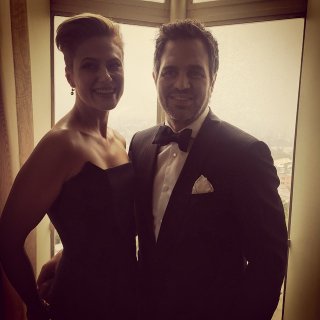 Oscar 2015: Mark Ruffalo e la moglie