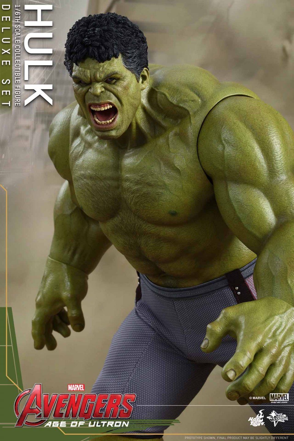 Avengers: Age of Ultron - L'urlo ravvicinato dell'action figure Hot Toys di Hulk