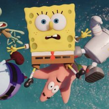 SpongeBob - Fuori dall'acqua: una scena subacquea del colorato film d'animazione