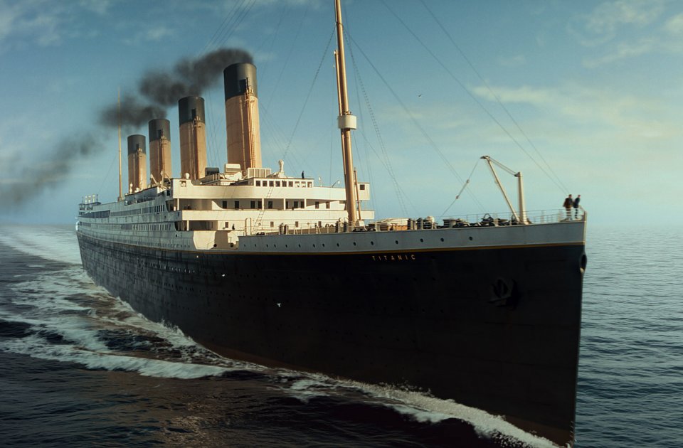 Titanic: lo spettacolare long shot di James Cameron