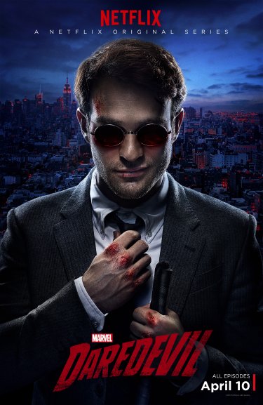 Daredevil: un poster della serie di Netflix con protagonista Charlie Cox