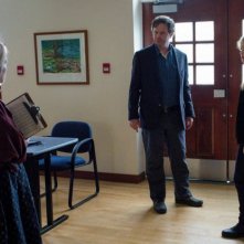 Backstrom: Rainn Wilson e Genevieve Angelson in una scena dell'episodio intitolato Bogeyman