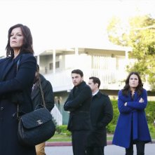 How To Get Away With Murder: Marcia Gay Harden, Jack Falahee, Matt McGorry, Karla Souza e Aja Naomi King in She's a Murderer
