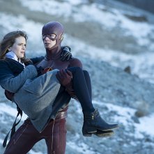 The Flash: Danielle Panabaker e Grant Gustin nella puntata The Nuclear Man