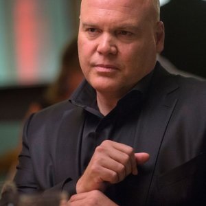 Daredevil: Vincent D'Onofrio interpreta Kingpin in una scena della serie