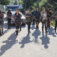 The Walking Dead: i protagonisti in una scena dell'episodio intitolato Remember