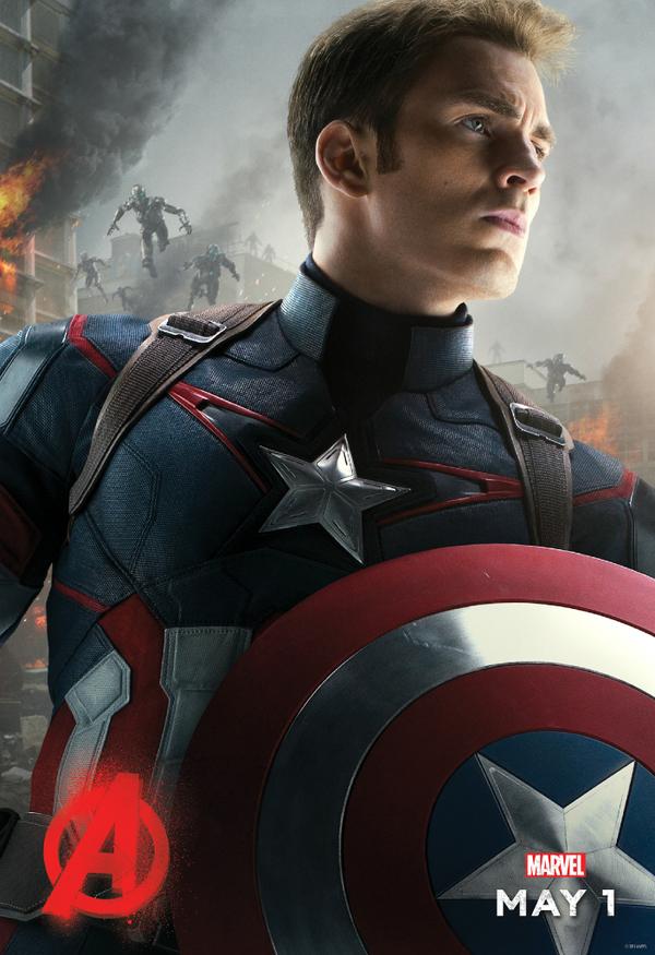 Avengers: Age of Ultron - il character poster di Captain America