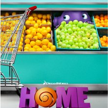Home - A casa: l'extraterrestre Oh in un divertente poster italiano del film animato